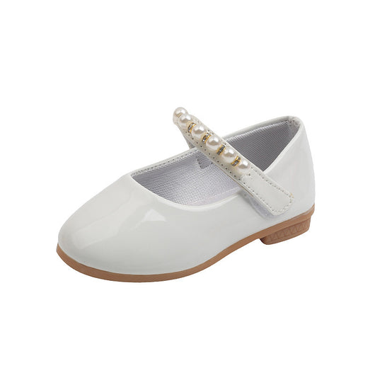 Zapatos de Cuero para Niñas con Hebilla Perla y Suela Suave - Image 14