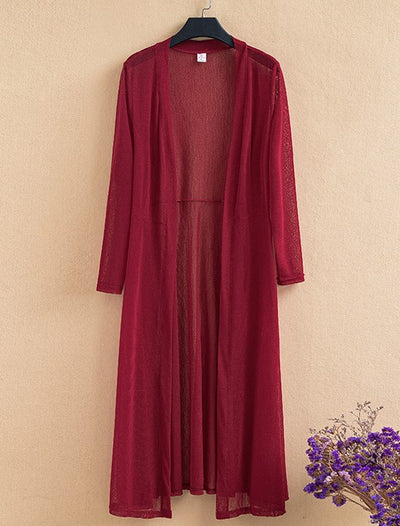 Capa Larga Elegante para Mujer - Abrigo Tipo Chal Oversize Playa - Image 3