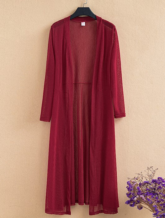 Capa Larga Elegante para Mujer - Abrigo Tipo Chal Oversize Playa - Image 3
