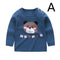 Playera de Algodón Manga Larga para Niños y Niñas