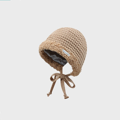 Gorro de Lana Tejido Grueso y Cálido con Correa Decorativa - Image 4