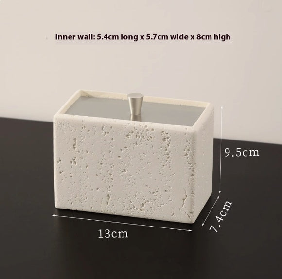 Dispensador de Palillos Doble Compartimento Feng Cotton - Diseño Lujo para el Hogar