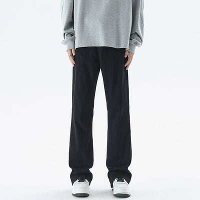 Jeans Casuales Hombre Lavado Americano Gris Bruma