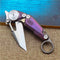 Cuchillo Plegable de Aleación de Titanio y Alta Dureza