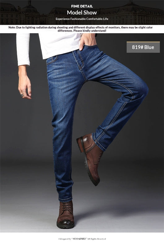 Jeans Ejecutivos de Verano para Hombre - Corte Recto Elástico y Cómodo - Image 16