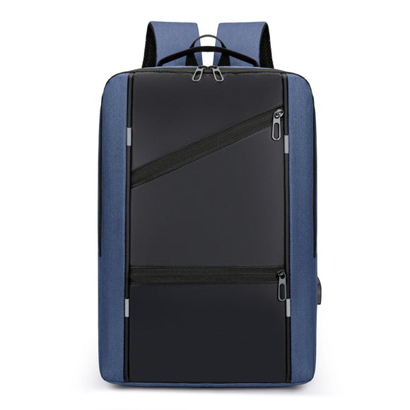Mochila Ejecutiva para Hombre con Carga USB - Diseño Minimalista Multifuncional