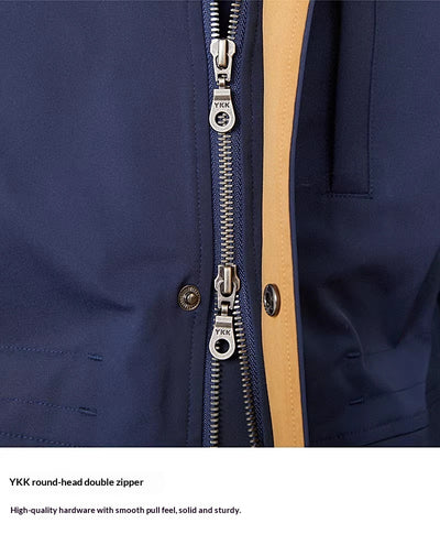 Chaqueta Italiana Impermeable Ajustada al Cintura - Otoño e Invierno - Image 4