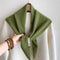 Poncho Triangular de Lana Pura para Otoño e Invierno