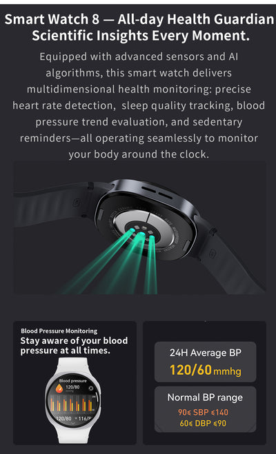 Reloj Inteligente HD8 44mm con Llamadas Bluetooth - Image 9