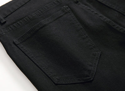 Pantalones Vaqueros Elásticos Casuales Estilo Europeo y Americano para Hombre - Image 28