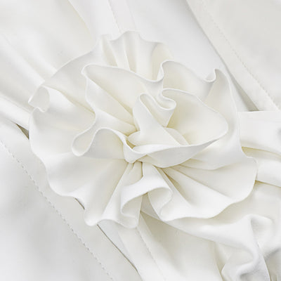 Vestido Largo Bandage con Recortes Florales - Image 4