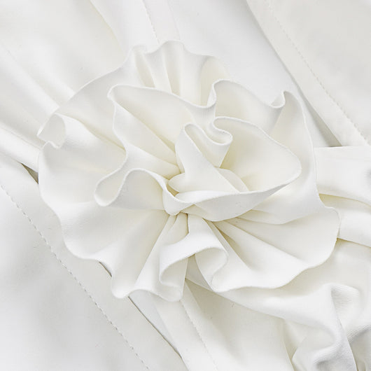 Vestido Largo Bandage con Recortes Florales - Image 4