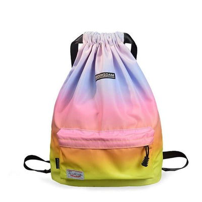 Mochila de viaje con cordón impermeable unisex - Image 12