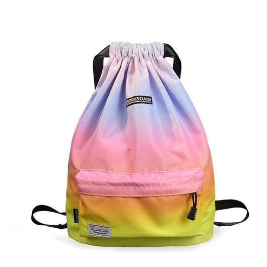 Mochila de viaje con cordón impermeable unisex - Image 12
