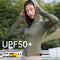 Chaqueta Yoga Ajustada UPF50 Protección Solar para Mujeres