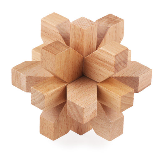 Puzzle 3D Luban de Madera - Juego Educativo de Desbloqueo - Image 9