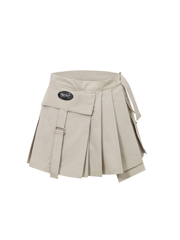 Falda Corta para Mujer con Bolsillos Amplios y Cintura Baja - Image 4