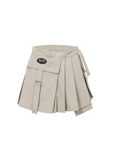 Falda Corta para Mujer con Bolsillos Amplios y Cintura Baja - Image 4