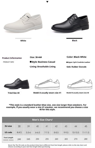 Zapatos de Vestir Ejecutivos en Cuero Suave con Punta Pronunciada - Image 8
