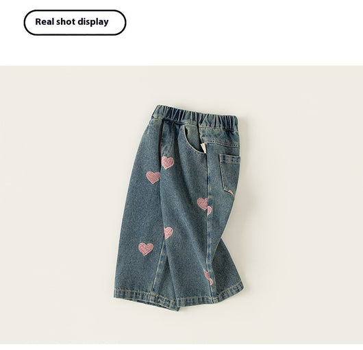Pantalones Rectos Anchos para Niña - Estilo Casual Moderno - Image 8