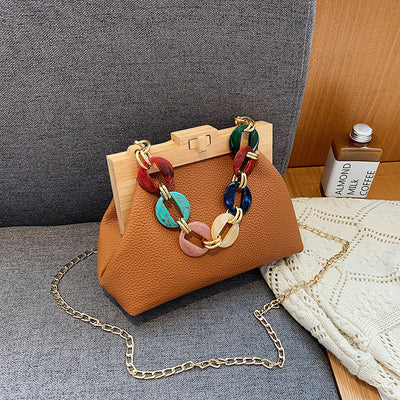 Bolsa de Mujer Otoño Invierno con Cierre de Clip Elegante - Image 8