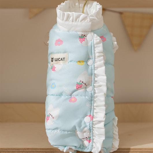 Abrigo Térmico de Forro Polar para Perros Pequeños y Gatos - Ropa de Invierno - Image 13