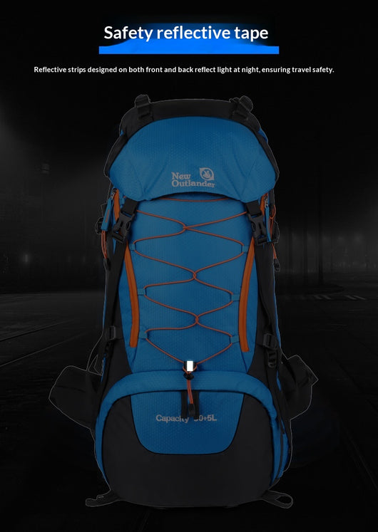 Mochila de Viaje y Senderismo Impermeable de Gran Capacidad - Image 21