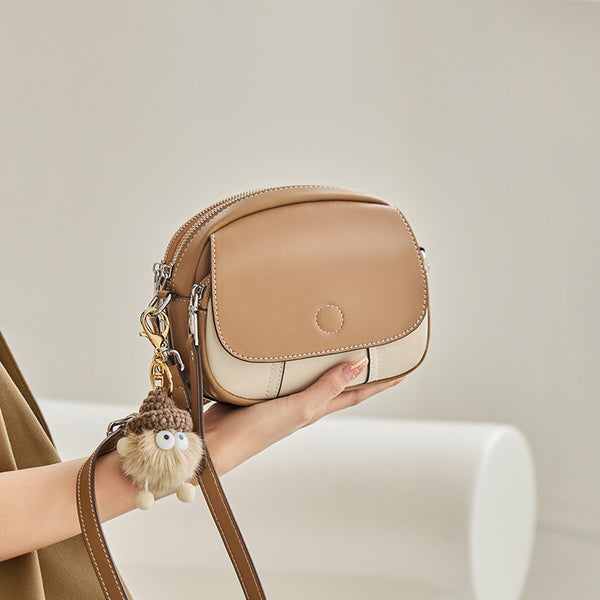 Bolso Bandolera Redondo Mini con Diseño Exclusivo