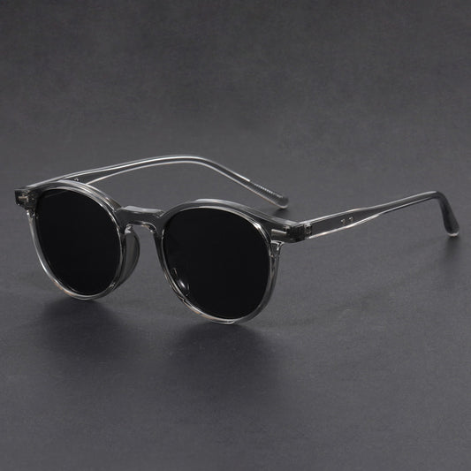 Gafas de Sol Retro Marco Redondo Ultraligero con Protección UV
