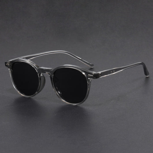 Gafas de Sol Retro Marco Redondo Ultraligero con Protección UV