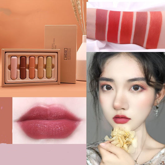 Set de Labiales Mousse Velvet HOJO Net Red Beauty - Image 2