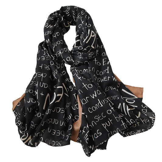Bufanda Otoño Invierno Algodón Lino - Estilo Moderno y Versátil