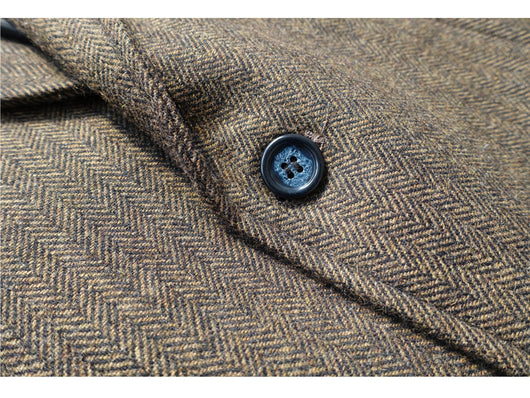 Chaqueta de Trabajo Tweed Vintage Americana Peso Pesado Espiga - Image 3
