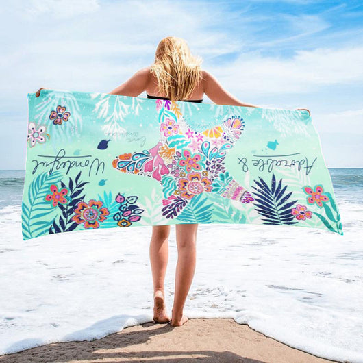 Toalla de Playa Estampada - Diseño Vacaciones Junto al Mar - Image 8