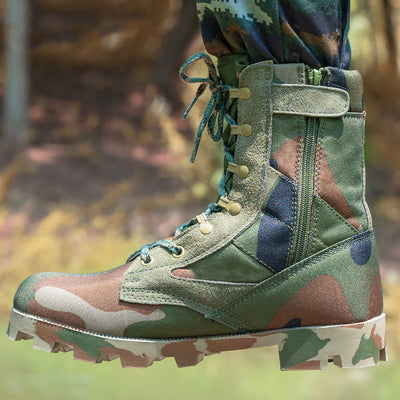 Botas Militares Tácticas Altas Transpirables con Cierre
