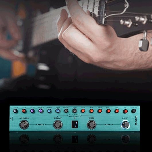Procesador de Efectos Multiefectos para Guitarra Eléctrica