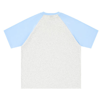 Playera Manga Corta para Hombre con Costuras de Contraste - Image 9
