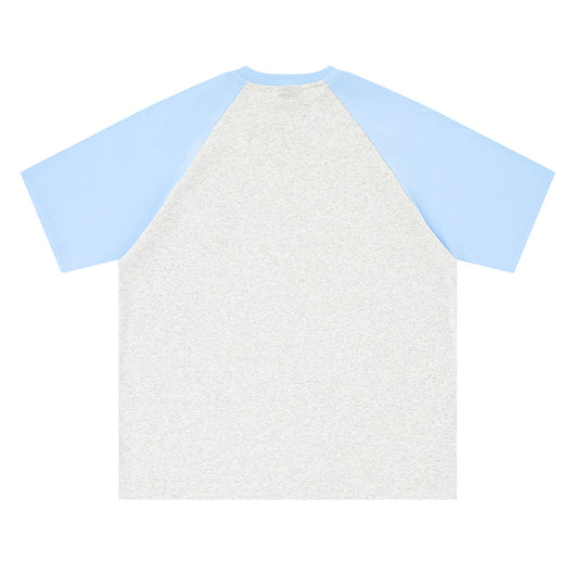 Playera Manga Corta para Hombre con Costuras de Contraste - Image 9