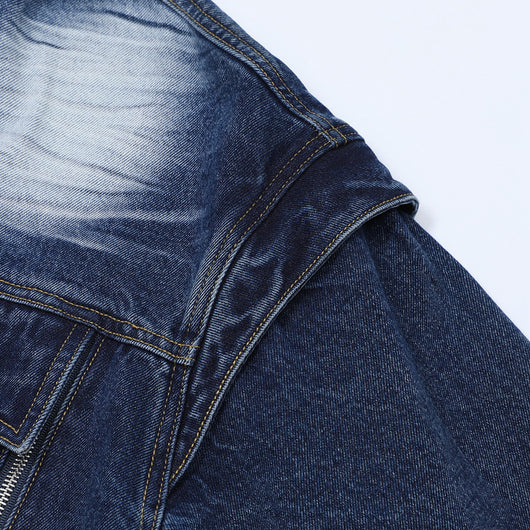 Conjunto Denim Lavado: Camisa y Capris de Diseño Premium - Image 32