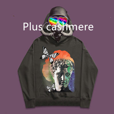 Sudadera con Capucha de Algodón Estampado Mariposas - Image 16