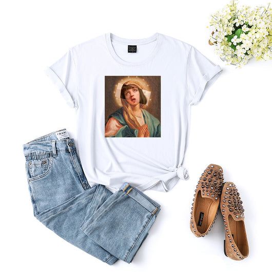 Camiseta Estampada de Manga Corta para Mujer - Image 2