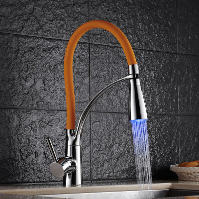 Grifo de Cocina con Lámpara LED Tropical - Image 8