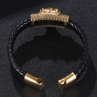 Pulsera de Lobo Punk Estilo Europeo y Americano para Hombre - Image 4