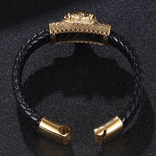 Pulsera de Lobo Punk Estilo Europeo y Americano para Hombre - Image 4