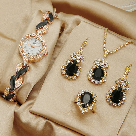 Reloj de Diamantes con Correa de Amor para Mujer - Diseño Versátil y Elegante