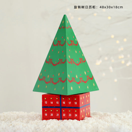 Calendario Navideño de Madera - Decoración Festiva - Image 23