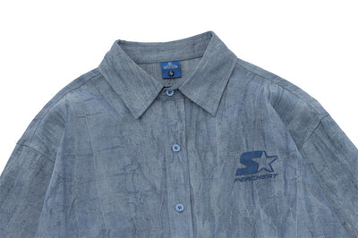 Camisa de Lino y Algodón con Bordado Artesanal para Hombre - Image 8