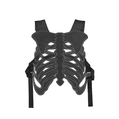 Chaleco Desmontable con Calavera Floral - Image 7