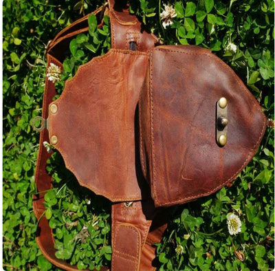 Bolso Bandolera Steampunk Retro con Diseño de Corazón - Image 6