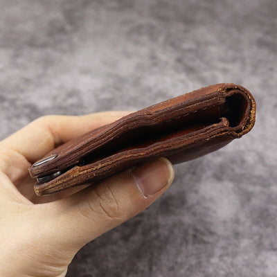 Cartera Larga para Hombre Estilo Retro Europeo con Múltiples Compartimentos - Image 20